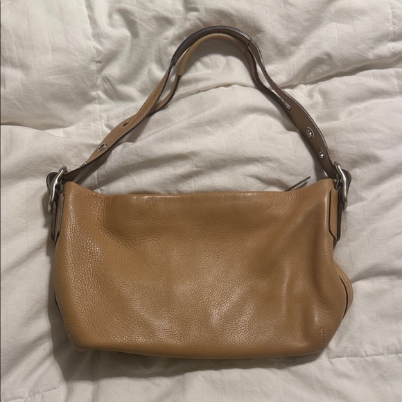 Coach Handbags - Coach - Tan Leather Shoulder Bag